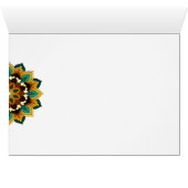 Mandala Muster 02 in gelb & tan (Innenansicht Horizontal (Unten))