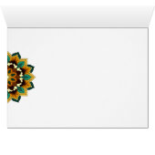 Mandala Muster 02 in gelb & tan (Innenansicht Horizontal (Unten))