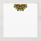 Mandala Muster 02 in gelb & tan Programm (Rückseite)