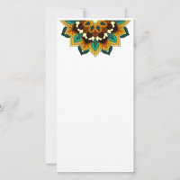 Mandala Muster 02 in gelb & tan