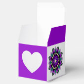 Mandala Muster 02 in lila Gevor Box Geschenkschachtel (Geöffnet)