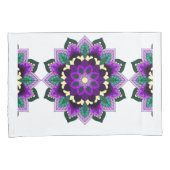 Mandala Muster 02 in lila Kissenbezug (Vorderseite-Rechts)