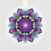 Mandala Muster 02 in lila Ornament (Rückseite)