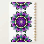 Mandala Muster 02 in lila Planer (Rückseite)