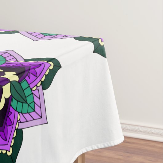 Mandala Muster 02 in lila Tischdecke (Beispiel)