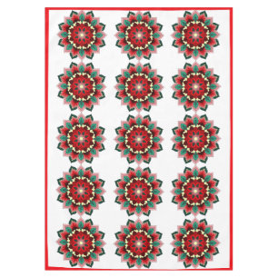 Mandala Muster 02 in rot Tischdecke