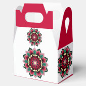 Mandala Muster 02 in tiefrosa Geschenkschachtel (Geöffnet)