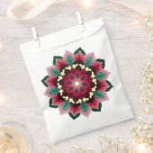 Mandala Muster 02 in tiefrosa Geschenktütchen (Ausgeschnitten)
