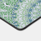 Mandala-Muster an der grünen und blauen Küste Schreibtischunterlage (Ecke)