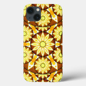 Mandala-Muster, Brauntöne und Gold Case-Mate iPhone Hülle (Rückseite)
