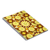 Mandala-Muster, Brauntöne und Gold Notizblock (Rechte Seite)