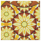 Mandala-Muster, Brauntöne und Gold Stoff (Nahaufnahme)