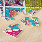 Mandala Muster bunt ethnisch marokkanisch Puzzle (Seite)