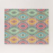 Mandala Muster bunt ethnisch marokkanisch Puzzle (Horizontal)