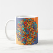 Mandala Muster bunt marokkanisch Kaffeetasse (Links)