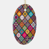 Mandala Muster bunt marokkanisch Keramikornament (Rechts)