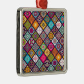 Mandala Muster bunt marokkanisch Ornament Aus Metall (Rechts)