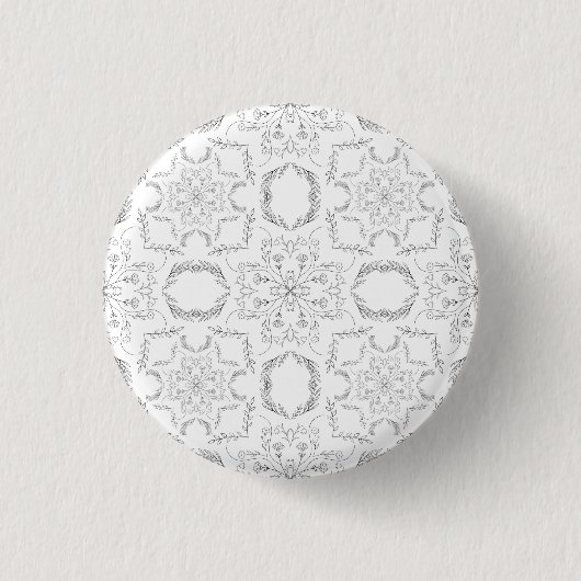 Mandala-Muster Button (Vorderseite)