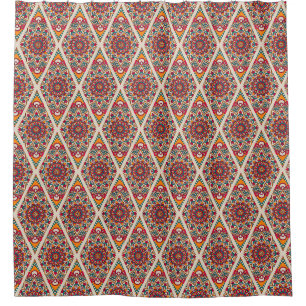 Mandala Muster Duschvorhang
