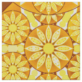 Mandala-Muster, gelb, gold und braun Stoff (Nahaufnahme)