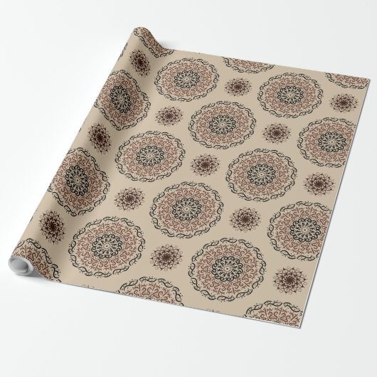 Mandala-Muster Geschenkpapier (Ungerollt)