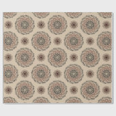 Mandala-Muster Geschenkpapier (Flach)