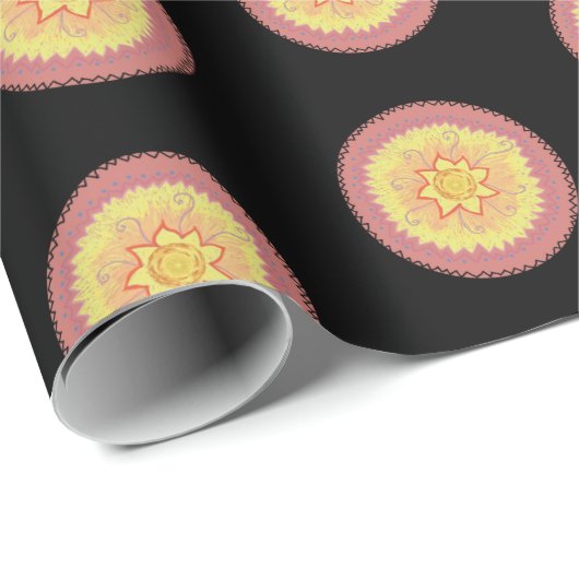Mandala-Muster Geschenkpapier (Rolleneckpunkt)