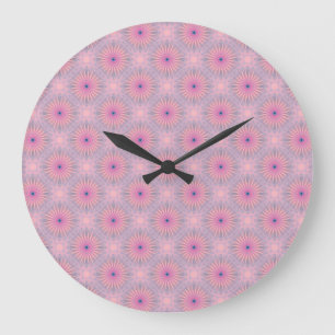 Mandala-Muster Große Wanduhr