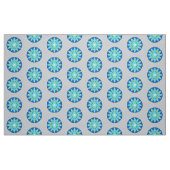 Mandala-Muster in Kobalt, Grau und Türkis Stoff (Fat Quarter (45,7 x 55,9 cm))