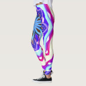Mandala-Muster in mehreren Farben Leggings (Links)