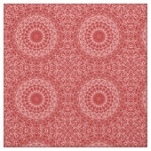 Mandala-Muster in Rot und Weiß Stoff (Muster)