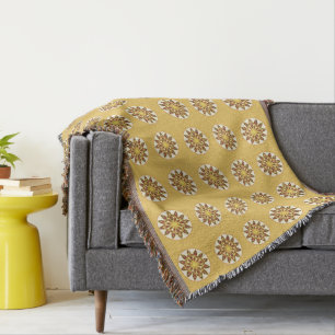 Mandala-Muster in Schokolade und Gold Decke