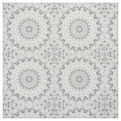Mandala-Muster in Schwarz und Weiß Stoff (Muster)