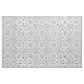 Mandala-Muster in Schwarz und Weiß Stoff (Fat Quarter (45,7 x 55,9 cm))
