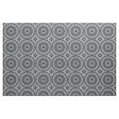 Mandala-Muster in Schwarzweiß Stoff (Fat Quarter (45,7 x 55,9 cm))