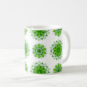 Mandala-Muster Kaffeetasse (VorderseiteRechts)