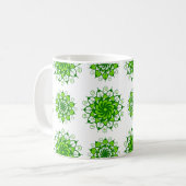 Mandala-Muster Kaffeetasse (Vorderseite Links)