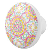 Mandala-Muster Keramikknauf (Rechts)