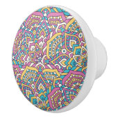 Mandala-Muster Keramikknauf (Rechts)