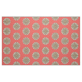 Mandala-Muster, Korallen, Braun und Beige Stoff (Fat Quarter (45,7 x 55,9 cm))