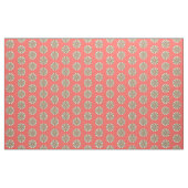 Mandala-Muster, Korallen, Braun und Beige Stoff (Yard (91,4 cm))
