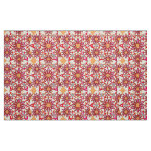 Mandala-Muster, Korallen, Pfirsich, Weiß und Grau Stoff (Fat Quarter (45,7 x 55,9 cm))