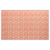 Mandala-Muster, korallenrot, rosa, gold Stoff (Yard (91,4 cm))