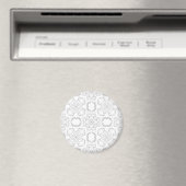 Mandala-Muster Magnet (In Situ (Geschirrspüler))