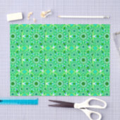 Mandala Muster, Smaragdgrün und Pfau Seidenpapier (Handwerk)