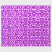 Mandala-Muster, violett, orchid und rosa Geschenkpapier (Flach)