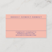 Mandala Muster - Visitenkarte (Rückseite)