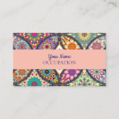 Mandala Muster - Visitenkarte (Vorderseite)