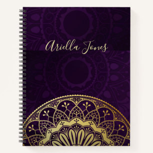 Mandala Name Journal Notizblock