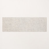 Mandala Name Monogram Monochrome Light Grau Yogamatte (Rückseite (Horizontal))